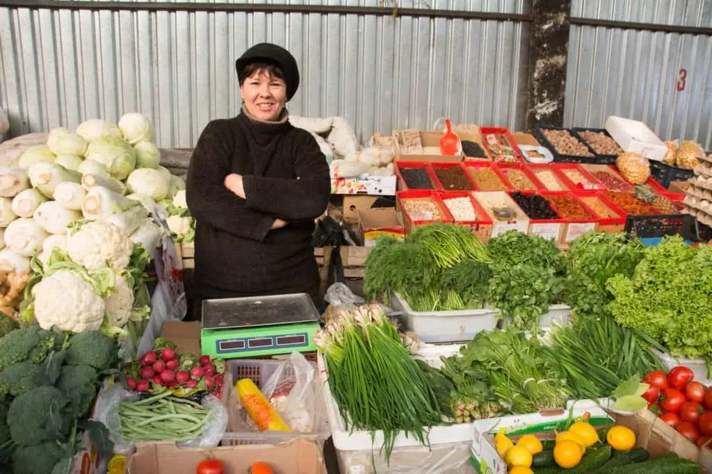 Karakol vegetable markets