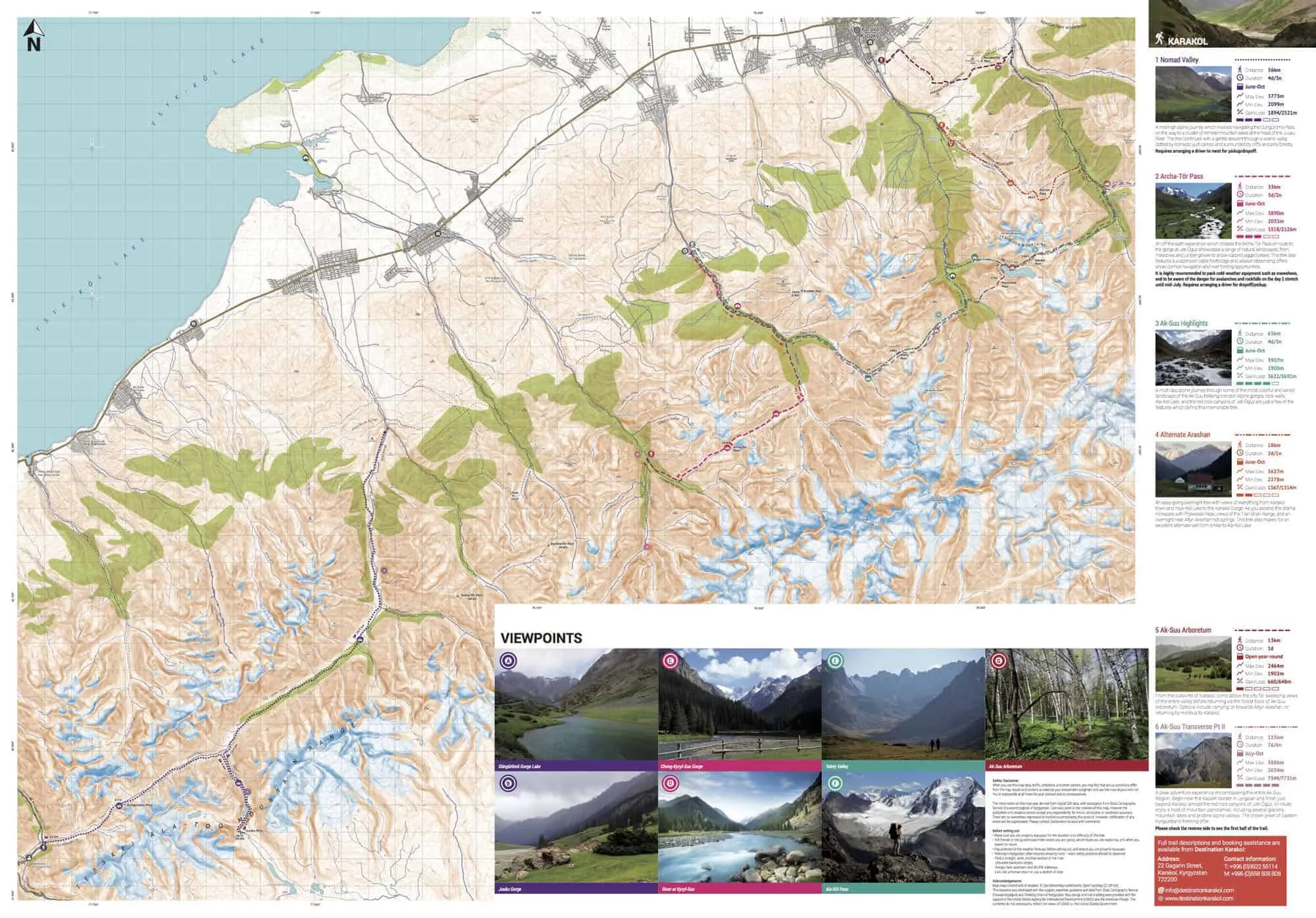 Karakol_Trekking_Map