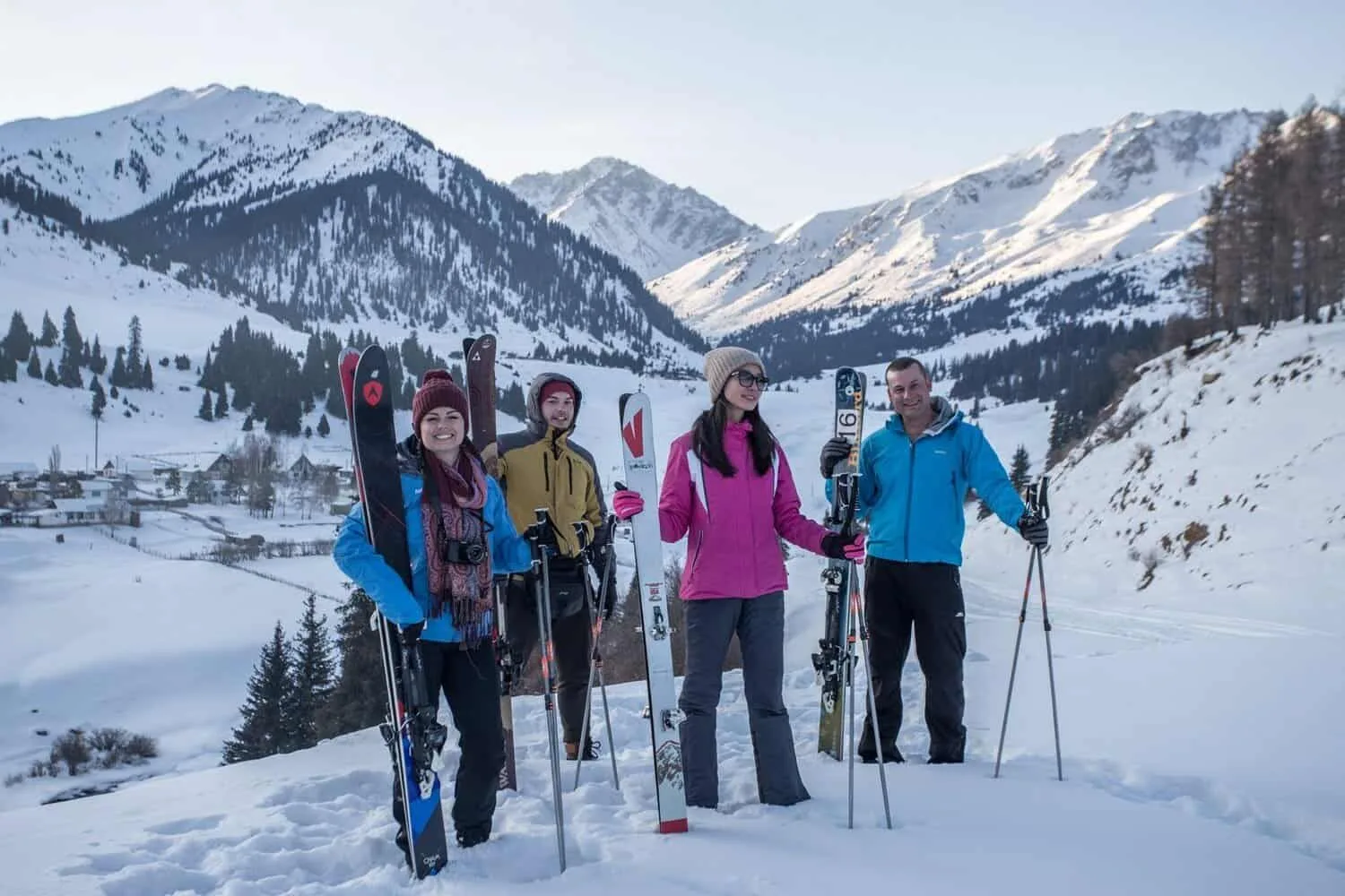 Karakol skiing in Kyrgyzstan