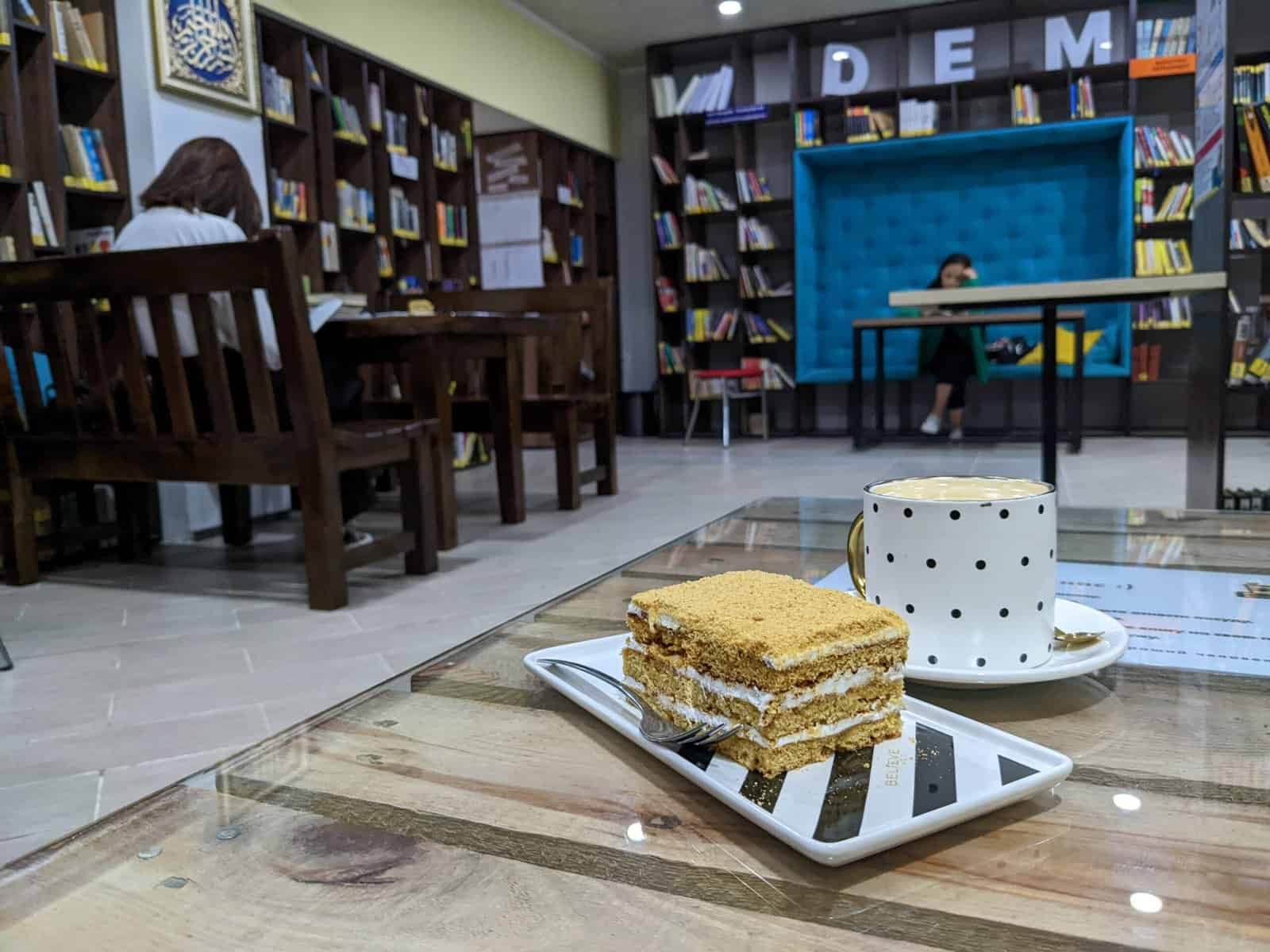 Dem Books coffee house and community center in Karakol, Kyrgyzstan