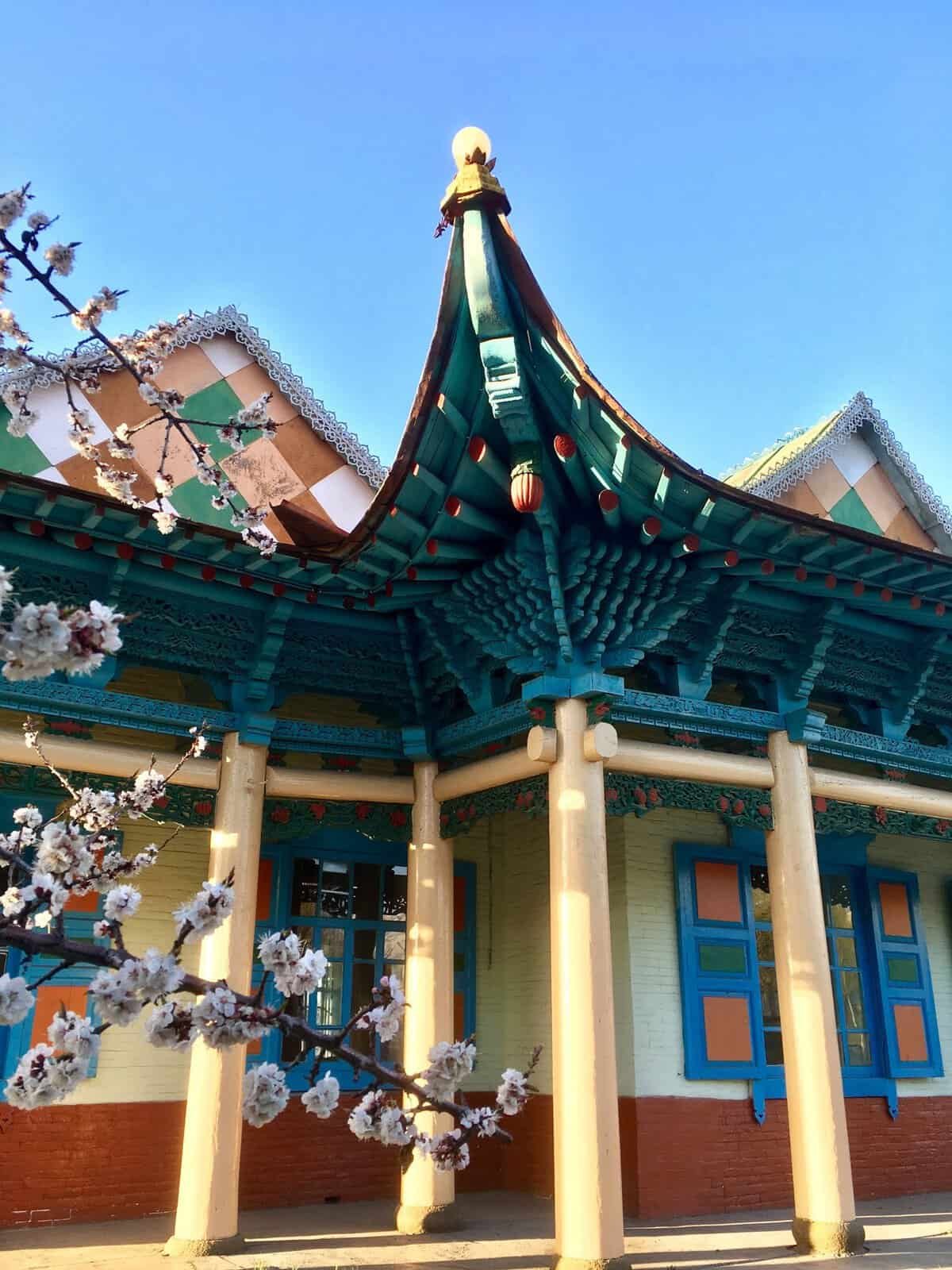 Karakol, Kyrgyzstan in springtime